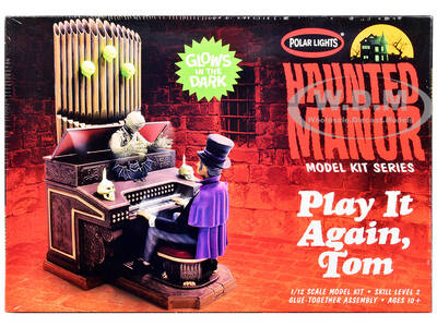 Skill 2 Model Kit Haunted Manor Play it Again, Tom Diorama Set 1/12 Scale Model by Polar Lights