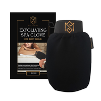 Exfoliating Glove Kessa Mitt Body Scrubber - Dead Skin Remover Shower Glove for Dead Skin Scrubbing and Deep Pore Cleansing -...