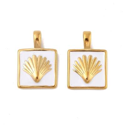 304 Stainless Steel Enamel Pendants