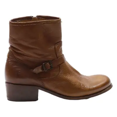 FRYE High Boots Brown Leather Mens UK 7.5