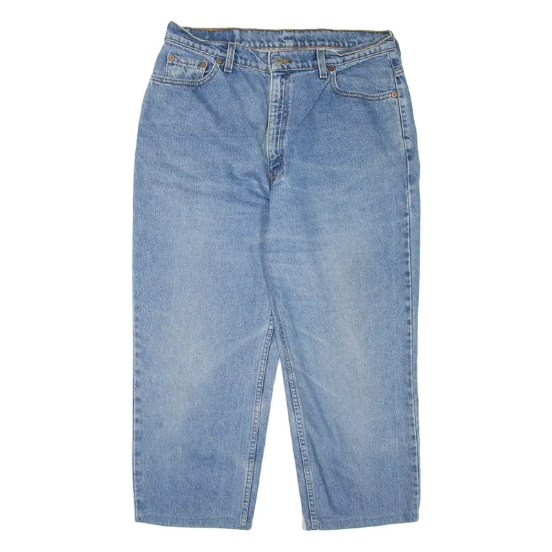 LEVI'S 512 Womens Jeans Blue Slim Straight 90s W32 L23