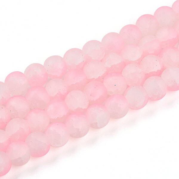 Crackle Glass Beads Strands