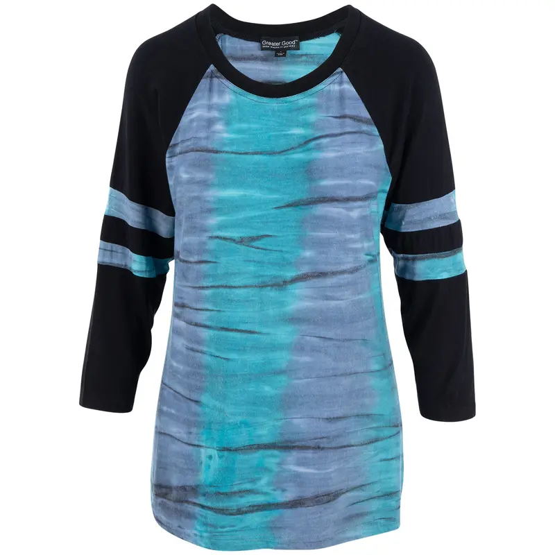 Safari Blue Raglan Top - XL