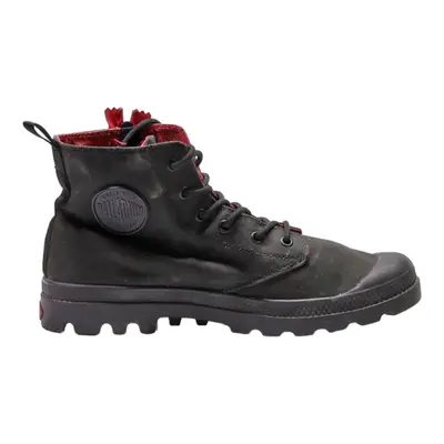 PALLADIUM Lace-Up Boots Black Canvas Mens UK 8