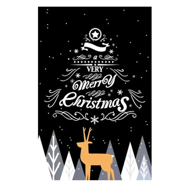 Memory Holiday Card™ - Black-Very Merry Christmas
