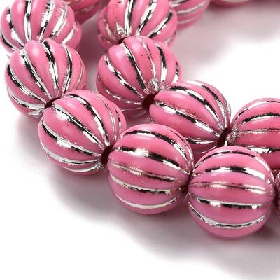 Grooved Resin Beads Strands