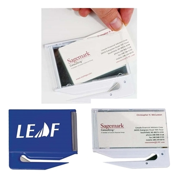 250 Custom Business Card Letter Opener With Mirror - ...