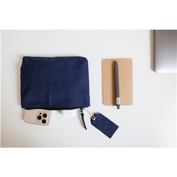 75 Custom Avery Cotton Zippered Pouch - Divided Interior & PVC ...