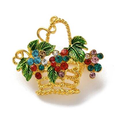 Fashion Golden Zinc Alloy Enamel Pins