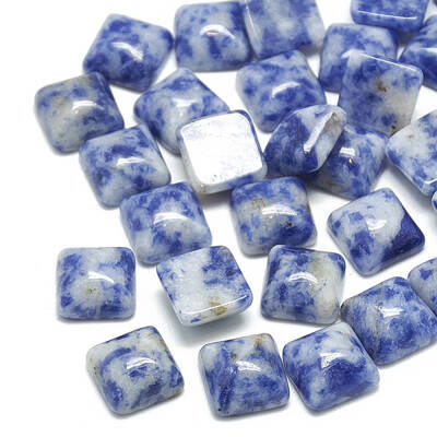 Natural Blue Spot Jasper Cabochons