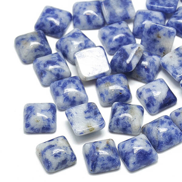 Natural Blue Spot Jasper Cabochons