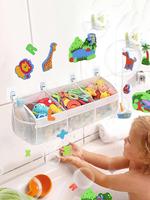 Mesh Bath Toy Storage Bag, Large Capacity Bath Toy Holder, Durable Bathroom Storage Bag, Easy To Hang and Dry, Suitable for C...