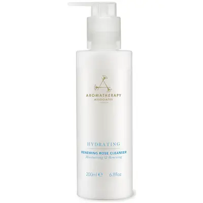 Aromatherapy Associates, moisturizing, rose and geranium, renewing, cleansing cream, 200 ml
