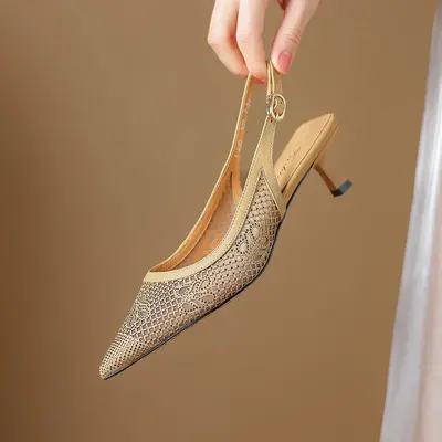 CHIKO Lexie Pointy Toe Stiletto Slingback Shoes