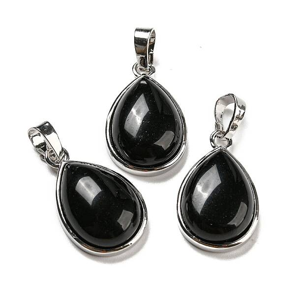 Natural Obsidian Pendants