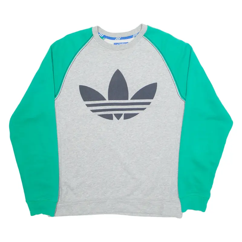 ADIDAS Mens Sweatshirt Grey M