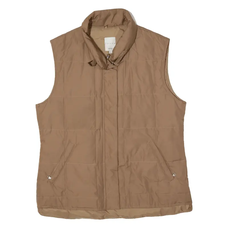 ESISTO Puffer Gilet Brown Womens L