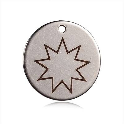 Non-Tarnish Spray Painted Stainless Steel Pendants