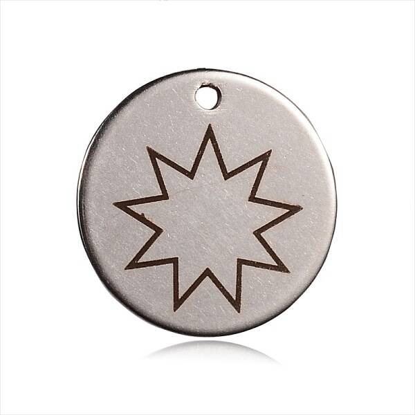 Non-Tarnish Spray Painted Stainless Steel Pendants