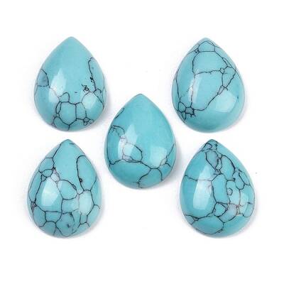 Dyed Synthetic Turquoise Cabochons