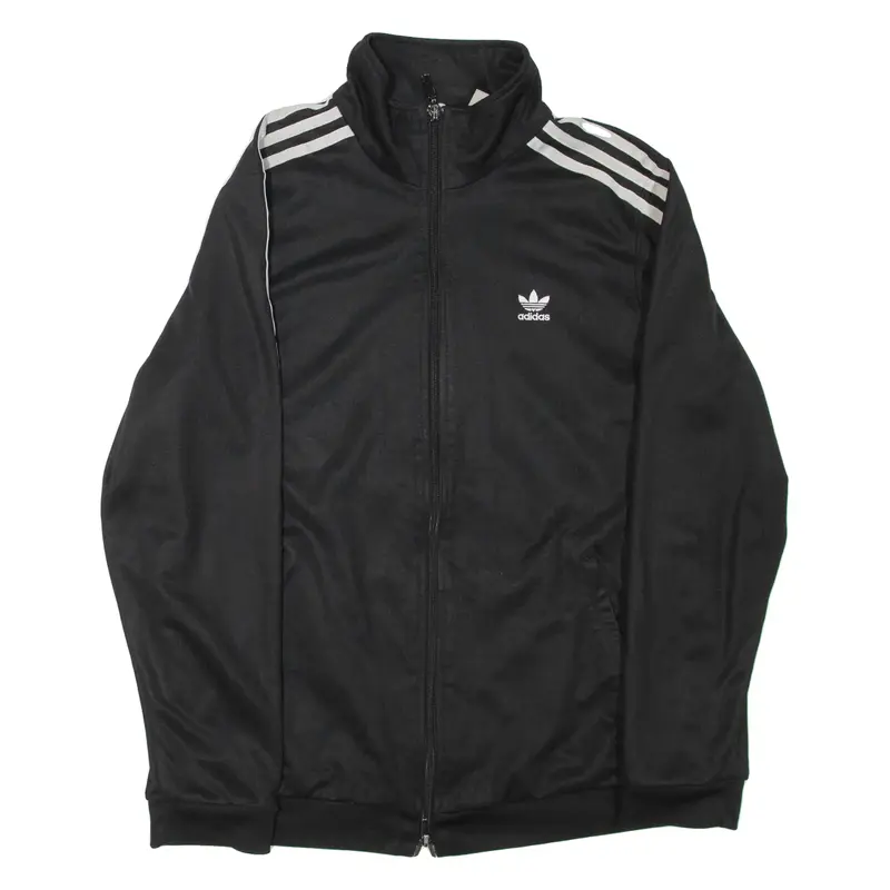 ADIDAS Womens Track Jacket Black UK 14