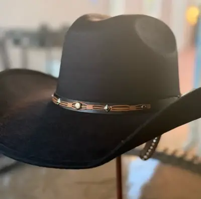 Affordable Black Cowboy Hat – Lightweight & Budget-Friendly Dubetina Western Hat
