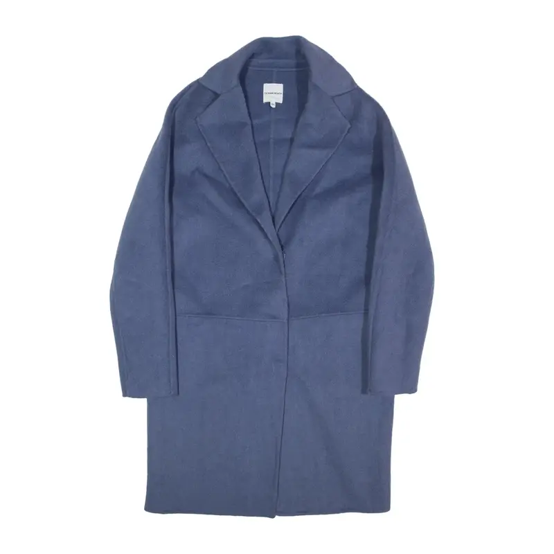 SILVIAN HEACH Overcoat Jacket Blue Wool Womens XS