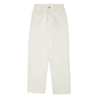 J. GALT Womens Jeans Cream Regular Straight W24 L27