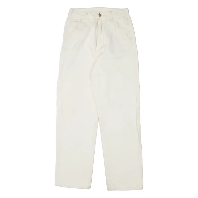 J. GALT Womens Jeans Cream Regular Straight W24 L27