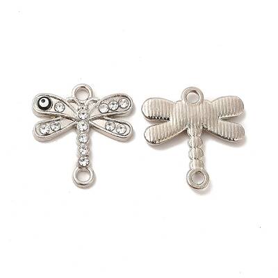 Alloy Rhinestone Connector Charms