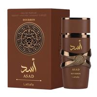 Lattafa Asad Bourbon for Unisex Eau de Parfum Spray, 3.4 Ounce