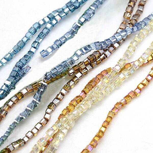 Electroplate Glass Beads Strands