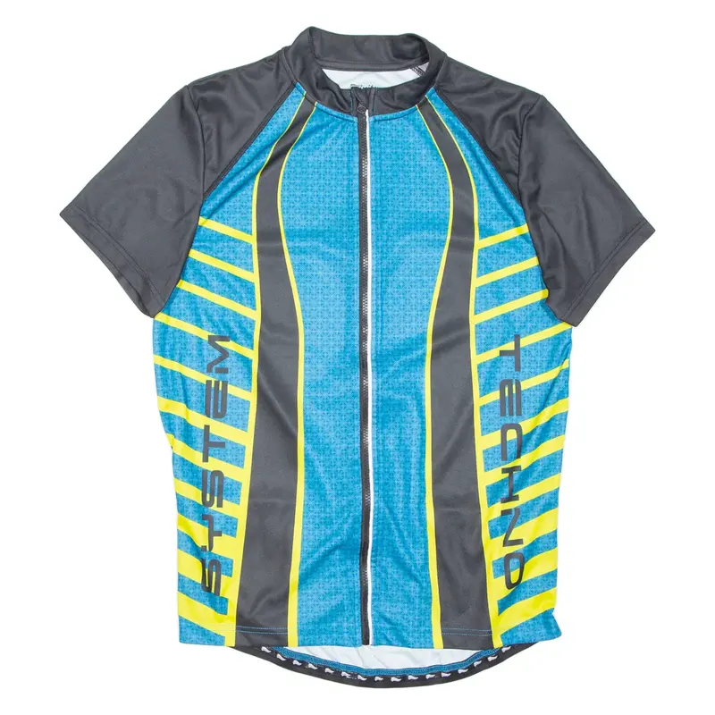 CRIVIT Cycling Mens Jersey Blue Full Zip L