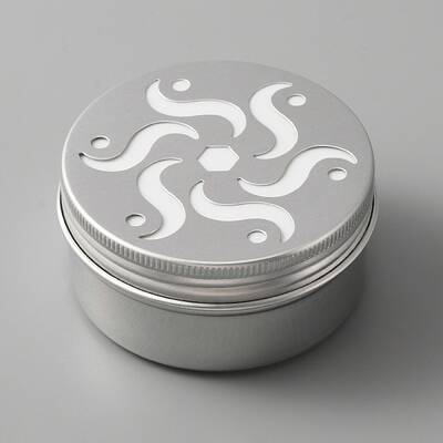 Aluminium Shallow Round Candle Tins