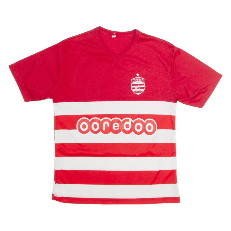 Club African Boys Jersey Red V-Neck L