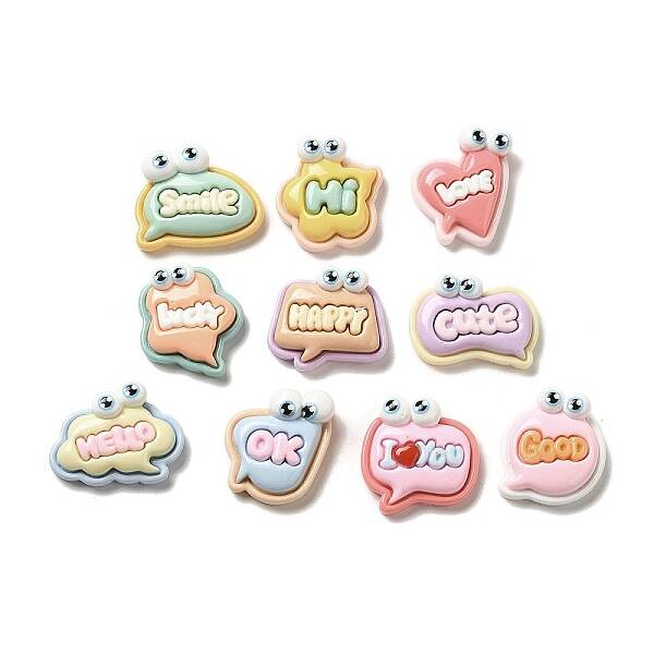 Opaque Resin Decoden Cabochons