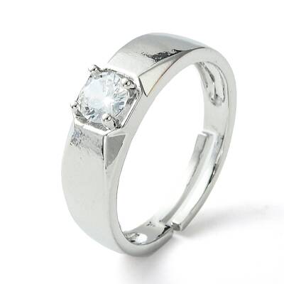 Bass Micro Pave Cubic Zirconia Ring