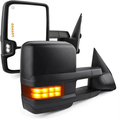 YITAMOTOR® Towing Mirrors For 03-06 Chevy Silverado Tahoe Suburban Avalanche GMC Sierra Yukon