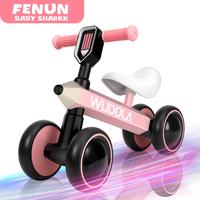 Baby Balance Bike for 1 Year Old, Birthday Gifts for Boys and Girls, No Pedal 4 Silence Wheels & Soft Seat First Bike, Baby S...