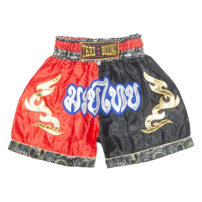 Thai Boxing Mens Sports Shorts Red M W22