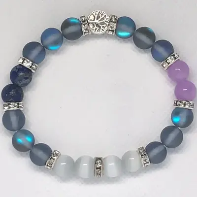 “Protection, Wisdom, Self Confidence, Calming, Intuition, Cleanse Bracelet”