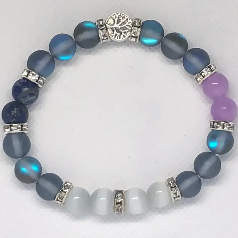 “Protection, Wisdom, Self Confidence, Calming, Intuition, Cleanse Bracelet”