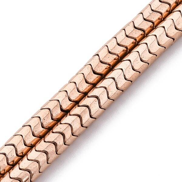 Electroplated Non-magnetic Hematite Beads Strands
