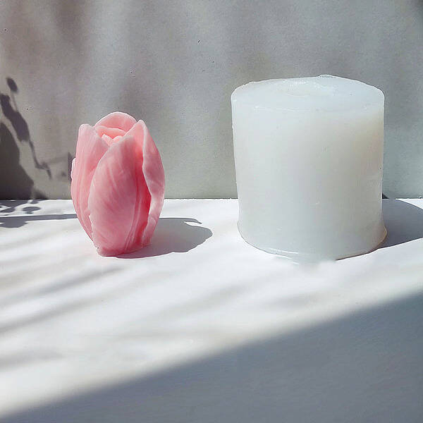 DIY Tulip Flower Silicone Candle Molds