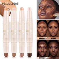 Double-ended Contour Stick, 1 Count Waterproof Matte Highlighter Concealer, Long Lasting Face Highlighting Makeup Pen, Cosmet...