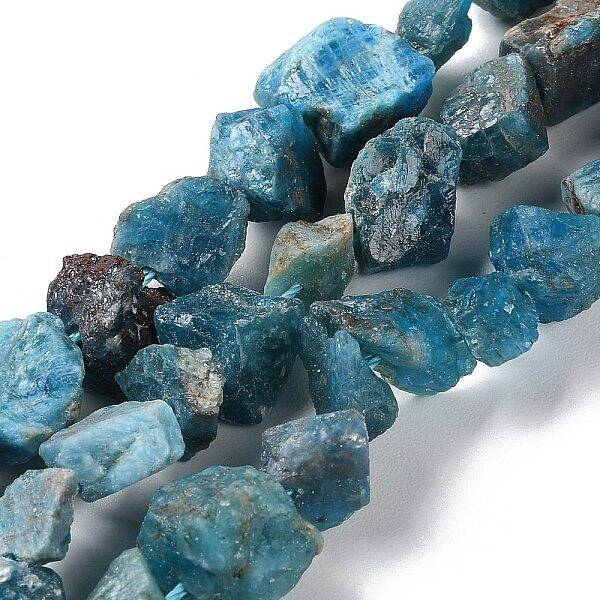 Raw Rough Natural Apatite Beads Strands
