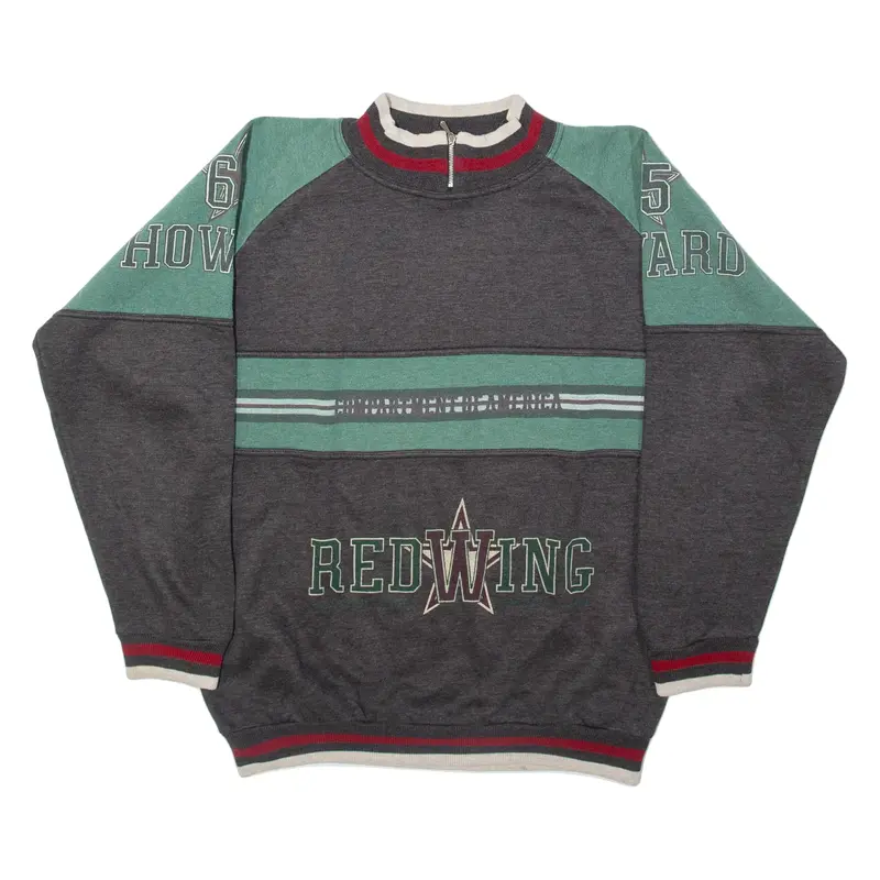 Howard Red Wing Mens Sweatshirt Grey High Neck USA L