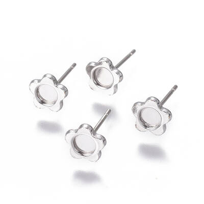Non-Tarnish 304 Stainless Steel Ear Stud Components