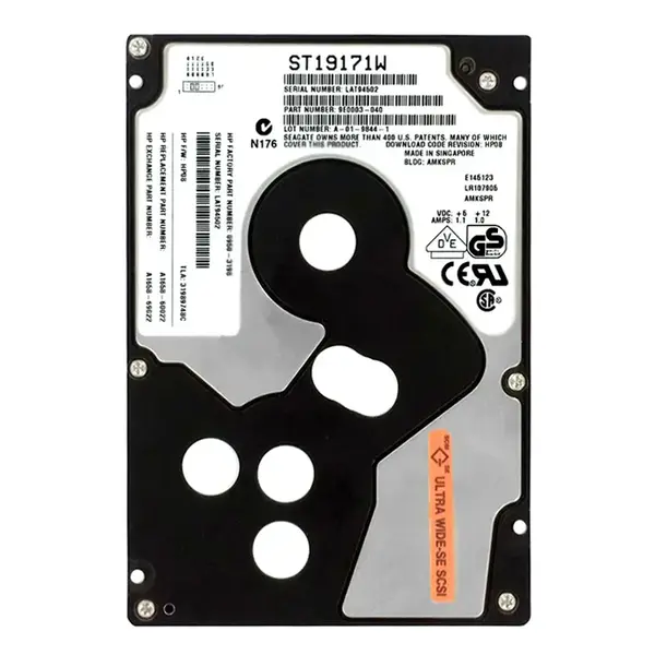 A1658-60022 HP 9.1GB Ultra WIDE SCSI 7200 3.5-inch Hard Drive