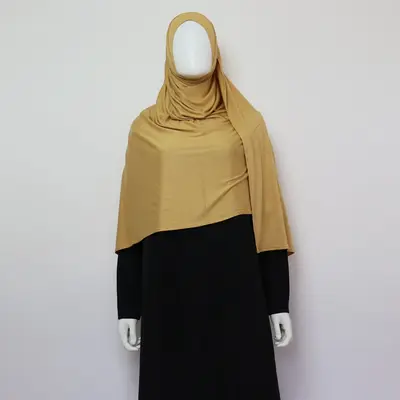 Premium Maxi Jersey Hijab - Mustard